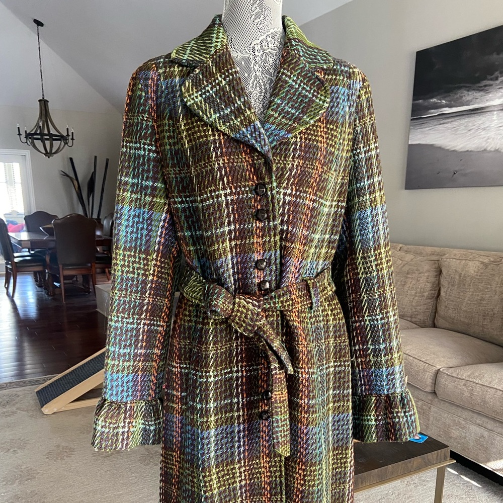 Anthropologie Grandma’s Afghan Dress Coat